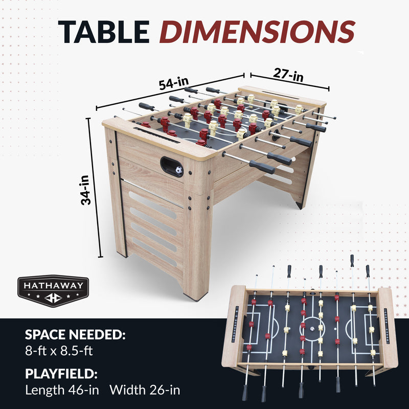 Madison 54-in Foosball 6-in-1 Multi-Game Table — image 3