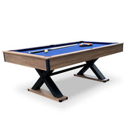 Hathaway Excalibur 7-ft Pool Table - Driftwood Finish with Blue Felt — image 1