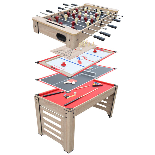 Madison 54-in Foosball 6-in-1 Multi-Game Table — image 1