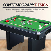 Hathaway Renegade 54-in Bumper Pool Table - Slate - Black with Green Felt — image 7