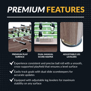 Driftwood 56-in Foosball Table — image 6
