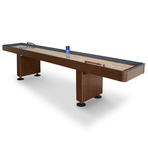 Hathaway Challenger 12-ft Shuffleboard Table - Walnut Finish — image 1