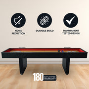 Hathaway Avenger 9-ft Shuffleboard Table - Black Finish — image 4