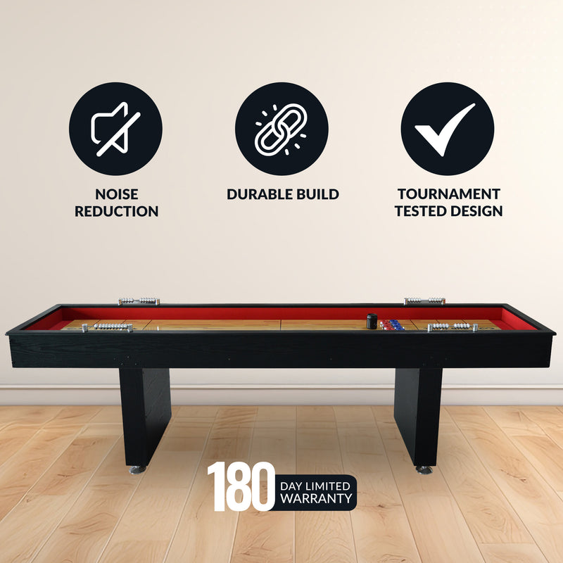 Hathaway Avenger 9-ft Shuffleboard Table - Black Finish — image 4