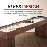 Hathaway Austin 9-ft Shuffleboard Table - Mahogany Finish — image 7