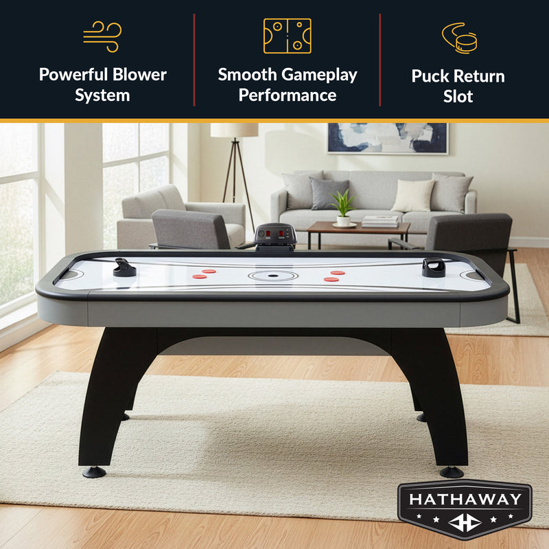 Hathaway Silverstreak 72" Air Hockey Table with LED Scoring — image 3