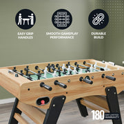 Center Stage Pro Series 59-in Foosball Table - Telescopic Safety Rods — image 5