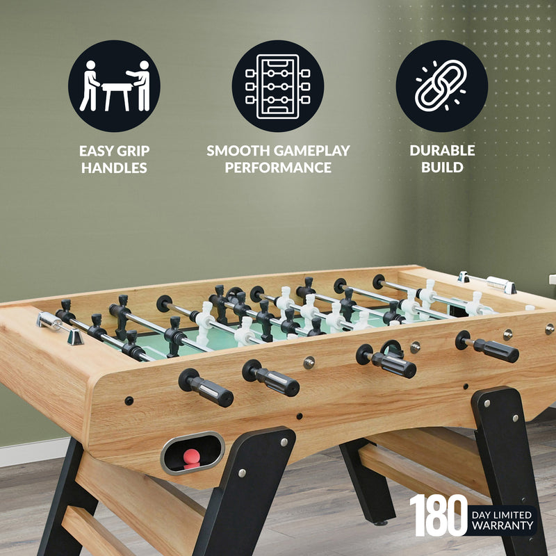 Center Stage Pro Series 59-in Foosball Table - Telescopic Safety Rods — image 5