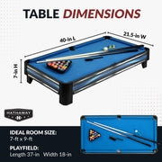 Hathaway Breakout 40-in Table Top Pool Table — image 3
