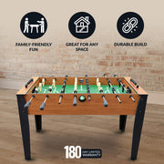 Hurricane 54-Inch Foosball Table with Light Cherry Finish, Analog Scoring and Accessories — image 5