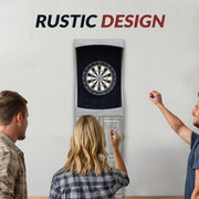 Hathaway Westwood Bristle Dartboard and 84-in Free-Standing Cabinet - Rustic Gray — image 5