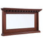 Hathaway Seville 62-in Hardwood Back Bar Mirror - Mahogany Finish — image 1