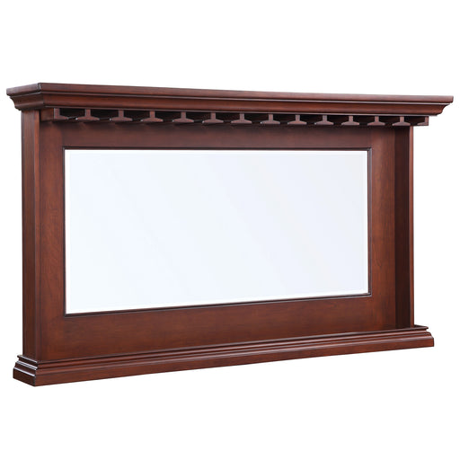 Hathaway Seville 62-in Hardwood Back Bar Mirror - Mahogany Finish — image 1