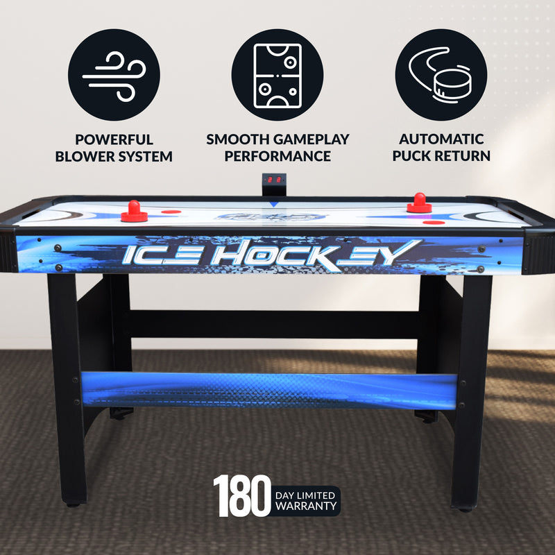 Hathaway Face-Off 60" Air Hockey Table with LED Scoring — image 5