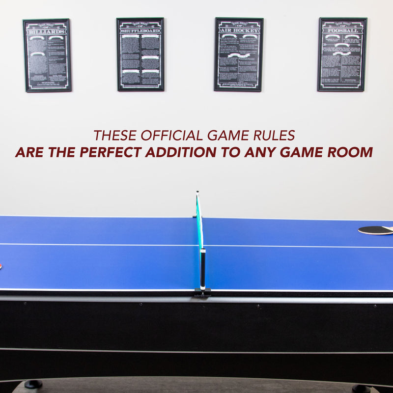 Hathaway Shuffleboard Game Rules Wall Art — image 4