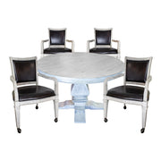 Hathaway Montecito Dining and Poker Table Set - Driftwood — image 1