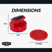 Hathaway Pro-Series Air Hockey 4" Strikers and 3" Pucks - Red — image 3