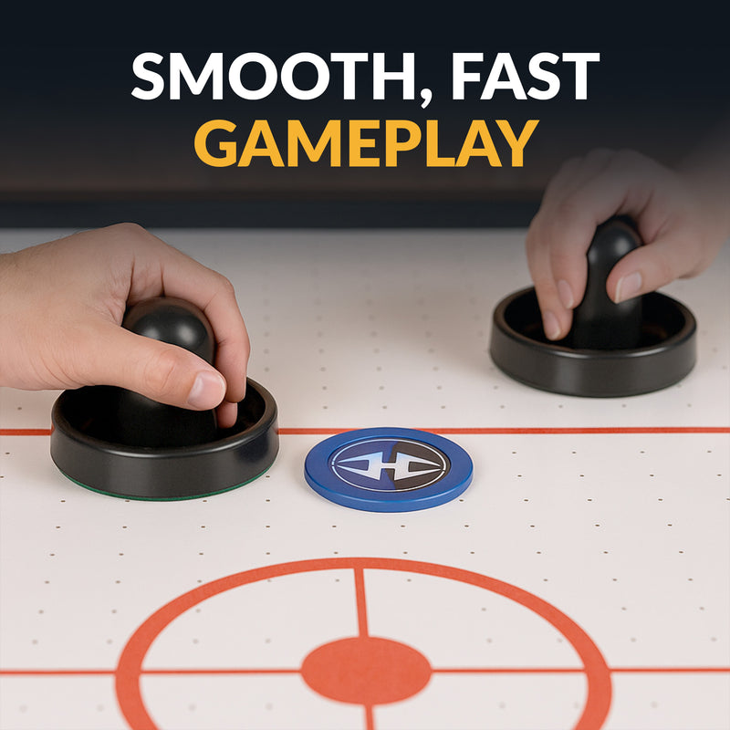 Hathaway Air Hockey 3.75" Strikers and 2.87" Pucks - Black and Blue — image 7
