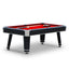 Hathaway Jupiter 7-ft Pool Table - Black with Red Felt — image 1