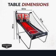 Hathaway Shot Pro Deluxe 81-in Dual Basketball Arcade Game with LED Scoring — image 3